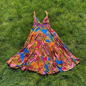 Le Shack Tracy Feith Anthropologie Floral Dress Size 2